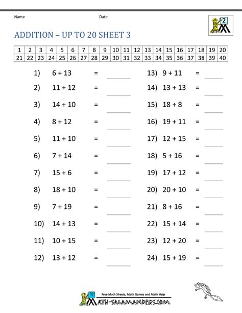 2nd Grade Math Worksheets Printable