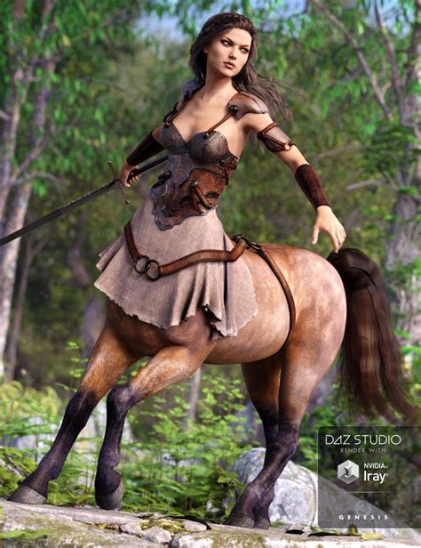 Centaur Female Starter Bundle D Models And D Software By Daz D Female Centaur Centaur