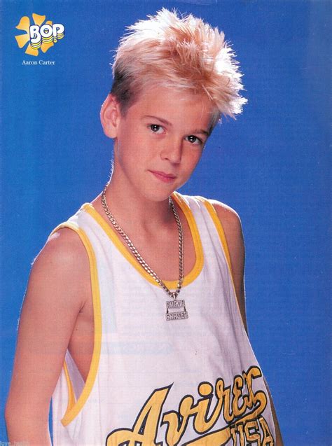 Love Health Aaron Carter Shirtless Teen Boy Singer X