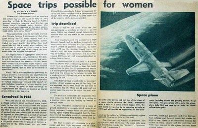 If the newspaper article is from an online newspaper that has a url that will resolve for readers (as in the carey example), include the url of the article at the end of the reference. The Space Review: The Space Shuttle and the dreams of a ...