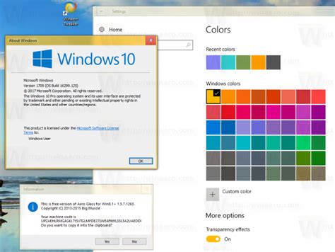 How To Get Aero Glass For Windows 10 Fall Creators Update