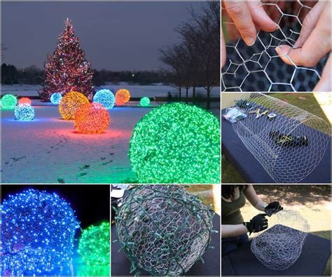 Creative Ideas Diy Outdoor Christmas Light Balls