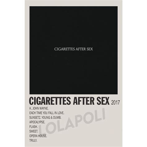 Jual Poster Cover Album Cigarettes After Sex Cigarettes After Sex Shopee Indonesia