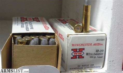 Armslist For Sale 32 20 Winchester Pistol Or Rifle Ammo