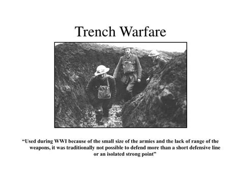 Ppt Trench Warfare Powerpoint Presentation Free Download Id3929506