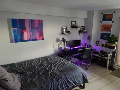 30 Stunning Gaming Bedroom Ideas In 2022 Displate Blog Mens Bedroom