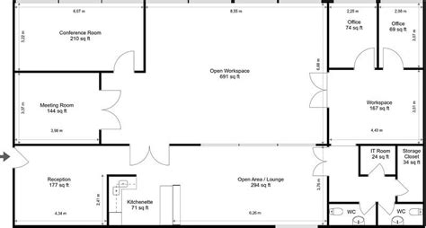 Commercial Building Floor Plan With Dimensions Design Talk
