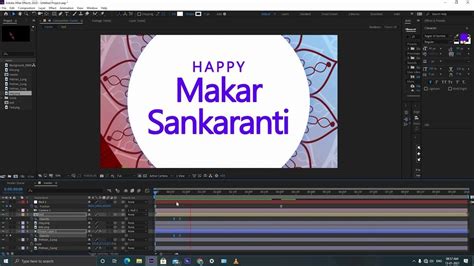 After Effects Template And Tutorial | Indian Festival | Makar Sankranti