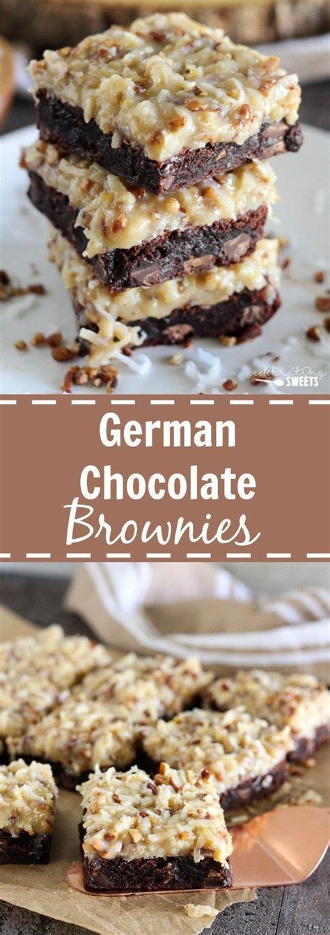 Cook over medium heat about 12 minutes, stirring frequently, until thick and bubbly. German Chocolate Brownies - Rich chocolaty brownies topped ...