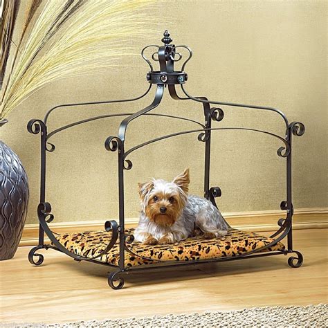 Look no further than canine concepts. NEW Luxury Iron Canopy Royal Dog Cat Puppy Pet Bed ...