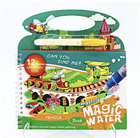 Carte De Colorat Cu Apa Magic Water Book Vehicule Krista