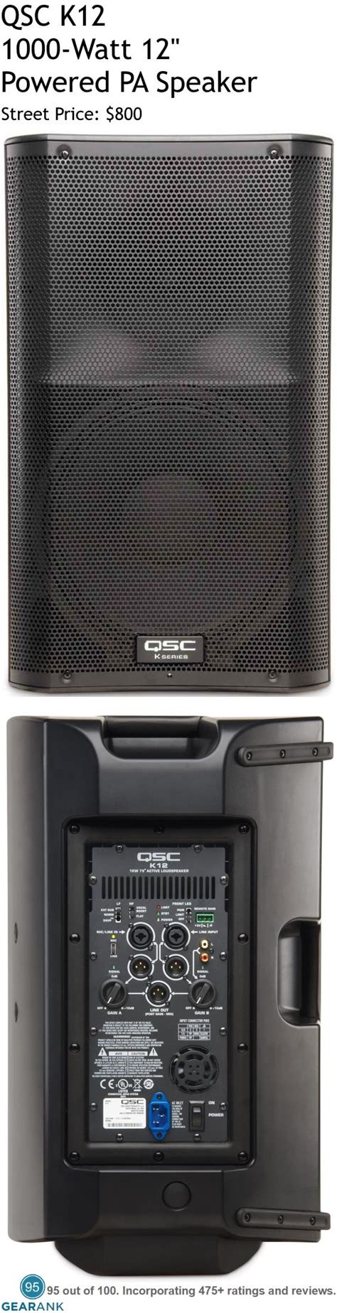 Qsc K12 1000w 12 Powered Pa Speaker The Qsc K12 Gets Positive Reviews