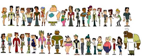 Total Drama Island Cast And Teams Total Drama Island Character Design