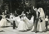 5 juillet 1957 : mariage du prince Henri d'Orléans et de la duchesse ...