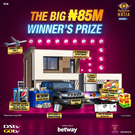You and your brother have been through different milestones in life together so you. Prize for Winner of Big Brother Naija (BBNaija) Season 5 ...