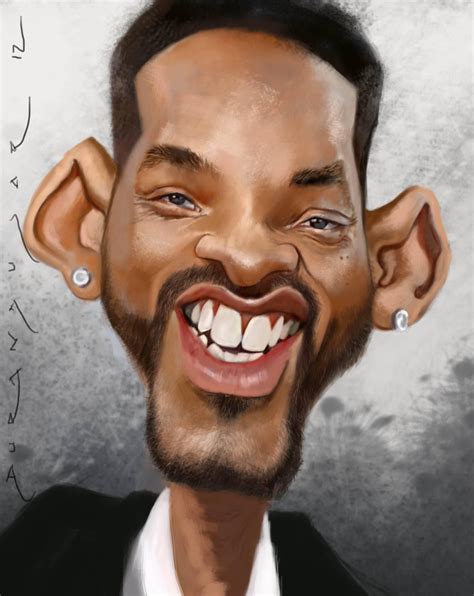 Caricature Will Smith By Durandujar Funny Caricatures Celebrity