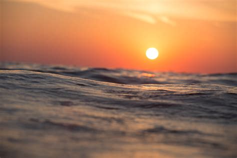 Kostenlose Foto Ozean Sonnenuntergang Meer Strand Küste Horizont