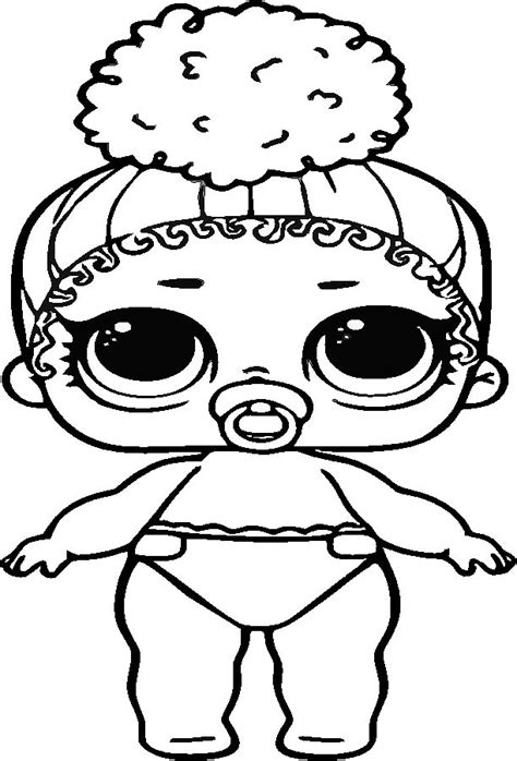 Lol Dolls Drawings Easy Color To Print Kids Coloring Pages