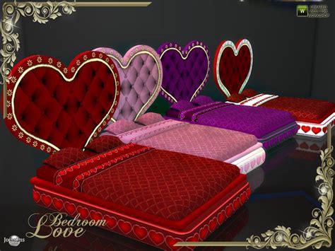 The Sims Resource Love Decorations Bed