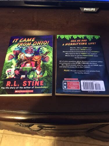 1 Goosebumps It Came From Ohio My Life As A Writer By Rl Stine Pb 2015 9780590210621 Ebay