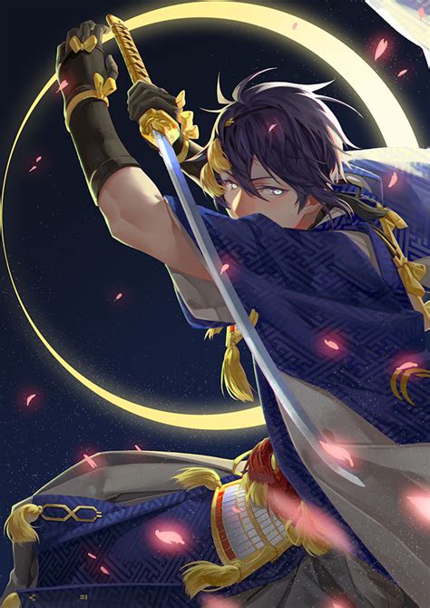 Mikazuki Munechika Touken Ranbu Mobile Wallpaper By Arblest00