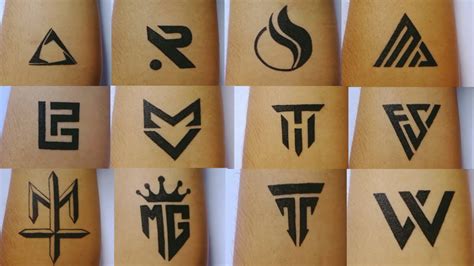 Koleksi Tato Logo Pakai Pulpen Di Tangan Part Diy Tattoo Drawing