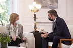 Mitsotakis meets with Greek-born Queen Sofía of Spain (PHOTOS) - Greek ...