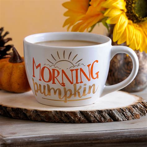 Morning Pumpkin Mug Kirklands Mugs Happy Fall Yall Cute Coffee Mugs