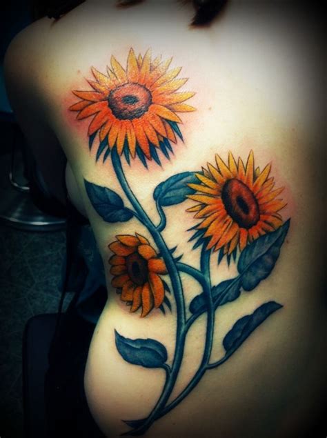 Sunflowers Tattoo Dig It But Way Smaller And Different