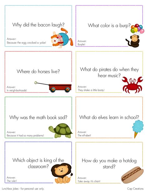 Printable Jokes For Kids