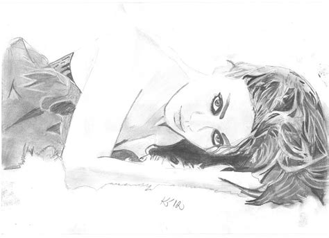 Mila Kunis Drawing By Kristina Mladenova Fine Art America