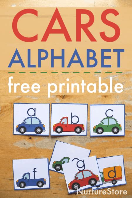 Car Alphabet Printable And Transport Theme Literacy Activities