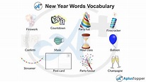 New Years eve Vocabulary | List of New Year Words Vocabulary With ...