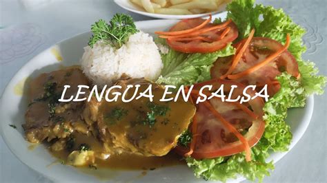 Lengua En Salsa Deliciosa Receta Colombiana Youtube