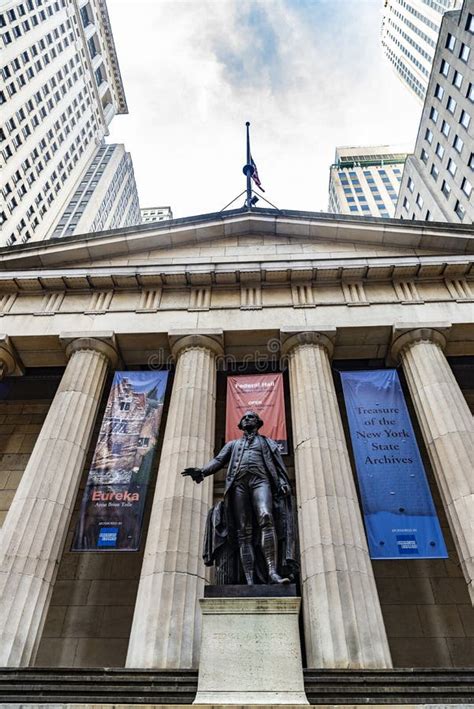 Federal Hall National Memorial In New York City Usa Editorial
