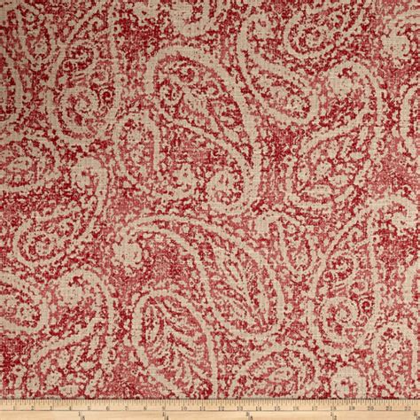Covington Nesling Vintage Red Mediumheavyweight Jacquard Fabric
