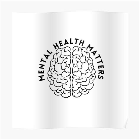 Mental Health Matters Mentally Checked Out Poster By Jgdclothing