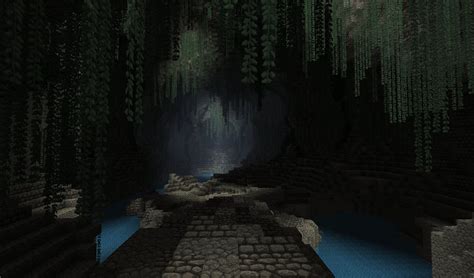 Minecraft Dark Cave Background I Made My Own Cave Update Download In