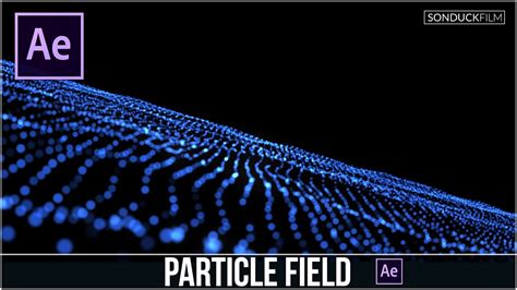 After Effects Tutorial Particle Field Audio Reaction Trapcode Form