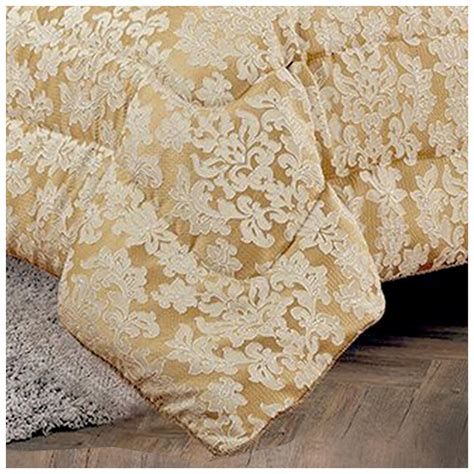 Luxurious Cream 3Pcs Quilted Jacquard Bedspread Super King Size EBay