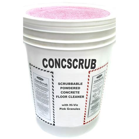 Concscrub Powdered Eco Friendly Concrete Floor Cleaner 20kg