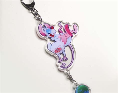 Pinky And The Brain Acrylic Charm Etsy