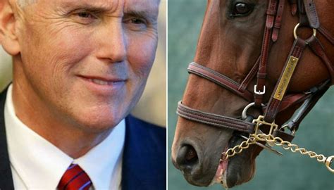 Mike Pence Claims He Was Bitten So Hard By Champion Racehorse He
