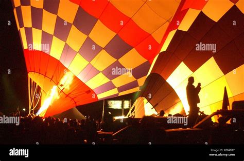 Dawn patrol balloons glow early Saturday morning, Ju just before