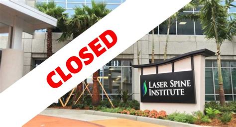 Laser Spine Institute Closes Spine Center Miami