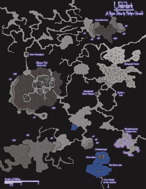 Map Of The Underdark Time Zones Map World
