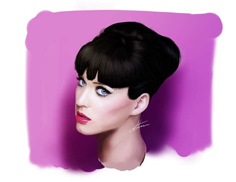Katy Perry Digital Portrait On Behance