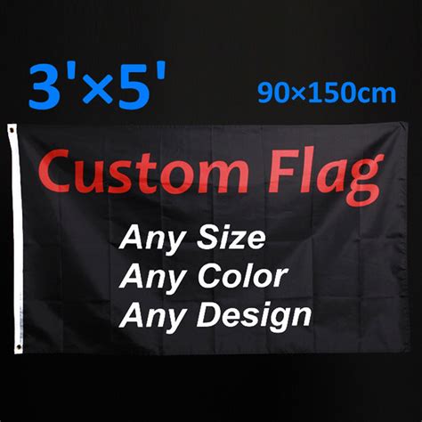 custom flag printing any size 3x5 ft customized flags banner etsy