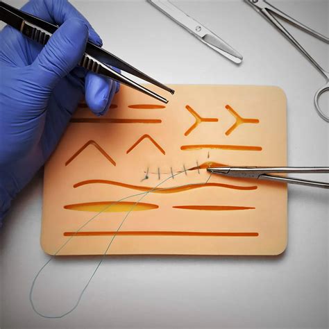 Surgical Medical Student Training Practice Suture Kit Of Pcs With Customized Suture Pad And