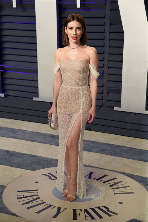 Emma Roberts The Fappening Sexy At Vanity Fair Oscar Party The Fappening